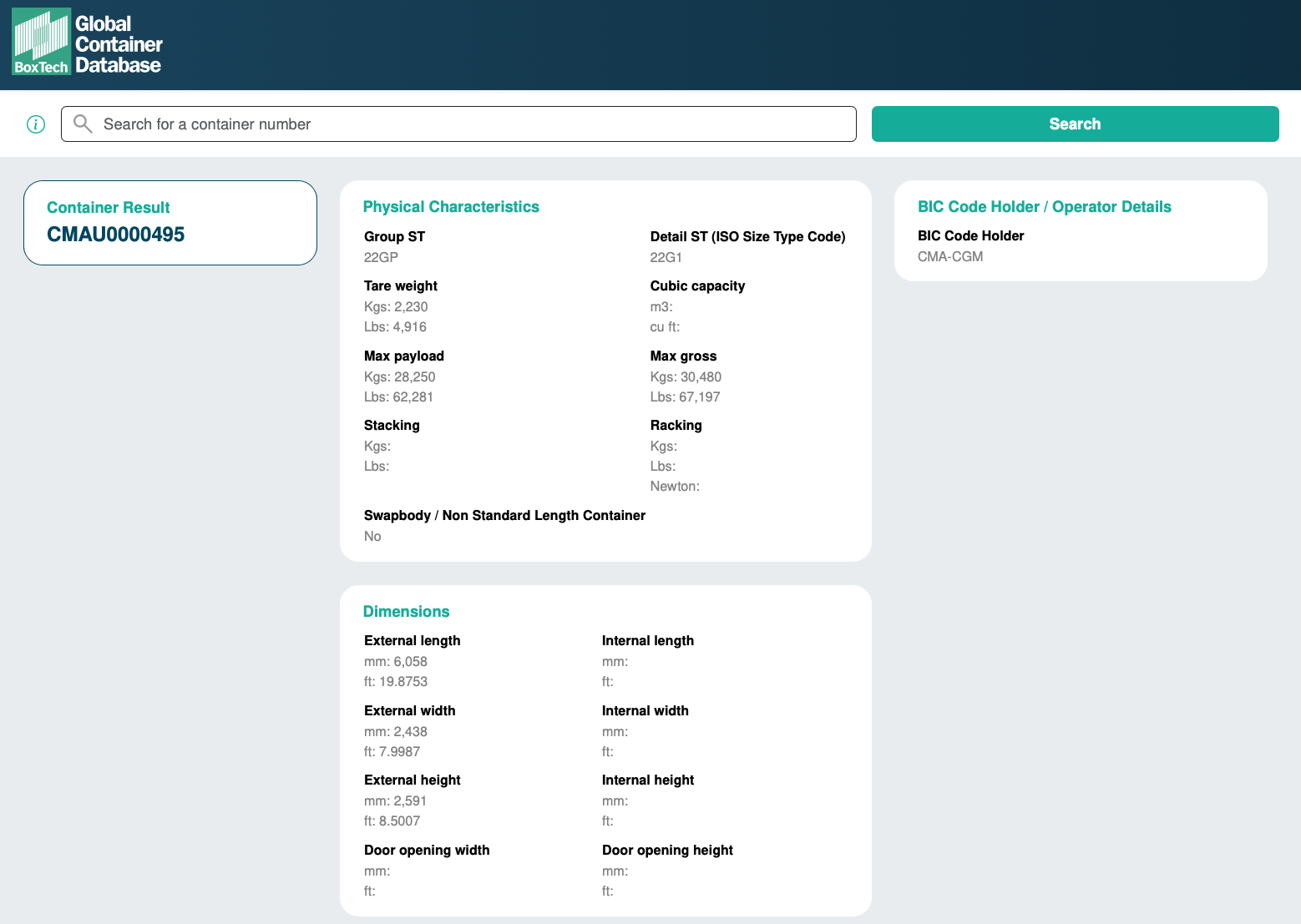 BoxTech Search Results